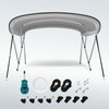 KING BIRD 3-4 Bow Bimini Boat Top Cover Sun Shade