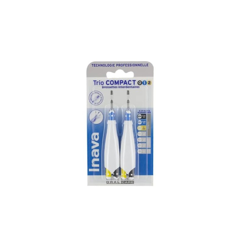 Interdentalbürste Trio Compact 0/1/2-1 Ärmel + 3 Nachfüllpackungen