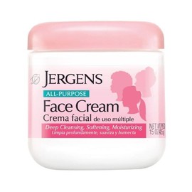 Jergens (2 pack) Jergens All Purpose Face Cream, Deep Cleansing Moisturizer, Lotion for