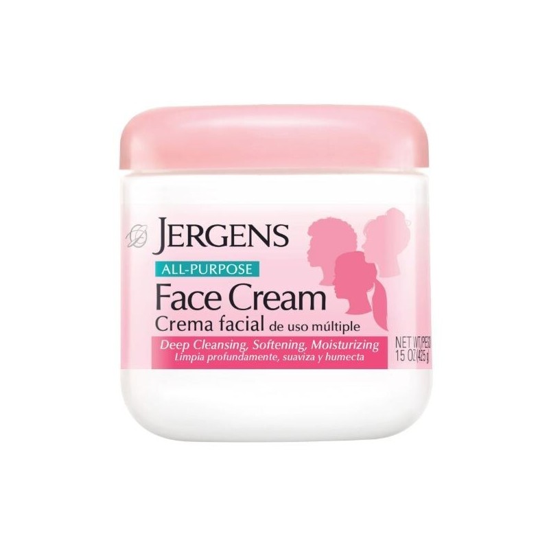 Jergens (2 pack) Jergens All Purpose Face Cream, Deep Cleansing