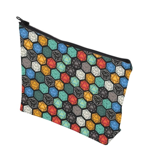 D&D Gift Playing Games Gift D20 Dice Zipper Pouch DND