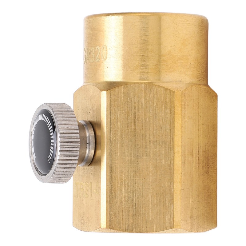 CO2 Cylinder Cartridge Adapter Household Soda Bottle Brass Refill Connector