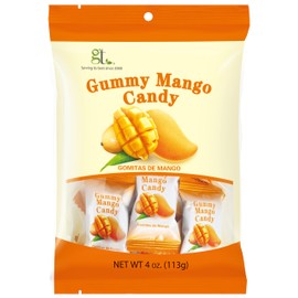 GT Gummy Mango Candy, 4 Ounce Bag (1-Pack)