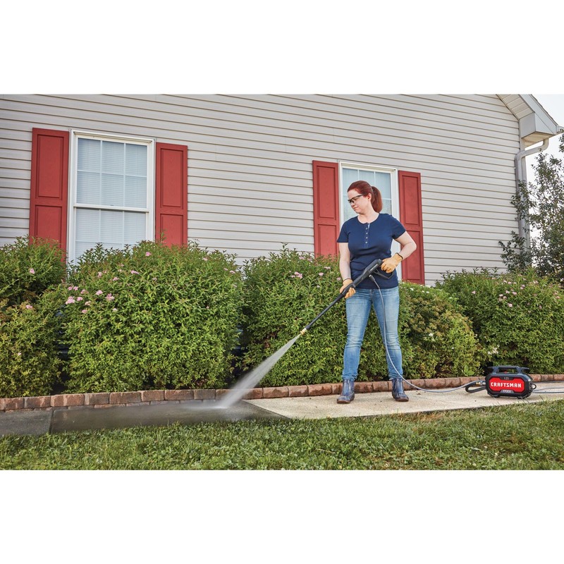 CRAFTSMAN Electric Pressure Washer, Cold Water, Lightweight Corded Power Washer