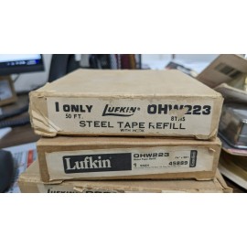 LUFKIN from Cooper ~ 3/8" x 50' ~ OHW223 Steel Tape Replacement Refill ~ 45889