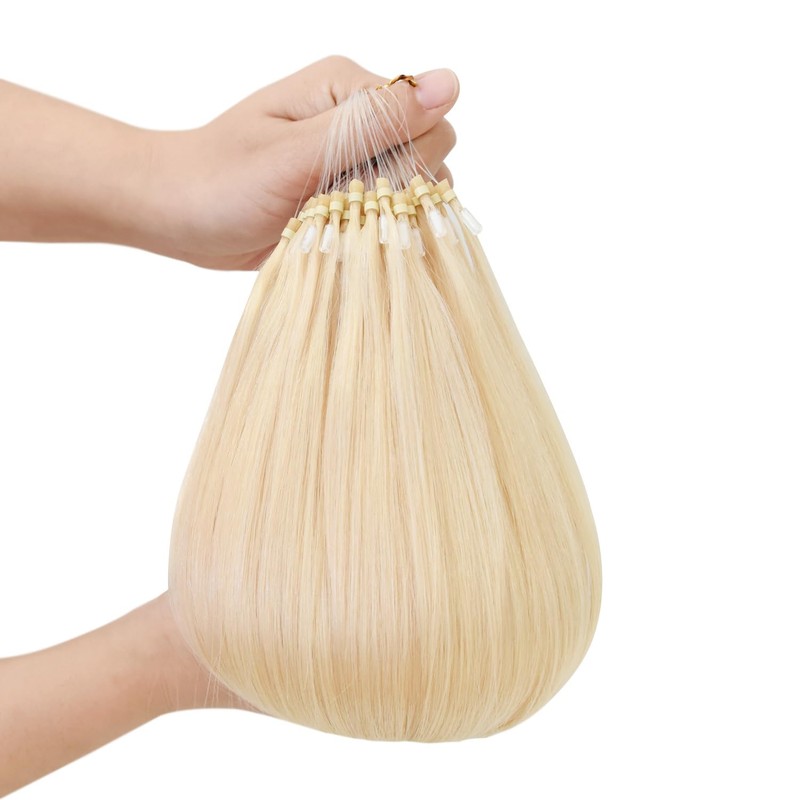 Micro Ring Extensions, Real Hair, Micro Loop Extensions, 50 g,