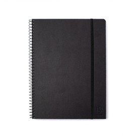 Blackwing Spiral Notebook - Blank/Plain Paper, A4 Size (8.27 x 11.69 in), Spiral Binding, 160 pages, 80 GSM