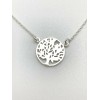 Unbranded 925 Sterling Silver Tree of Life Circle Necklace Chain