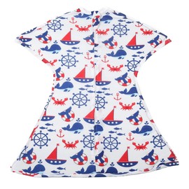 SleepingBaby Zipadee-Zip Baby Swaddling Blanket 3-6 Months - Transition Swaddle with Zipper Convenience - Nautical Boy, XS