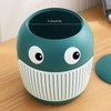 Small Whale Trash Bin, Plastic Desk Trash Bin for Bedroom