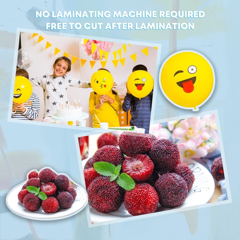 HTVRONT Self Adhesive Laminating Sheets - 50 Sheets, 9 x