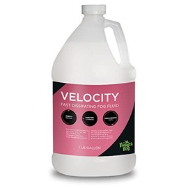 Froggys Fog - Velocity - Fast Dissipating Fog Fluid â 1 Minute Hang Time for Stage, Studio and Photography - 1 Gallon