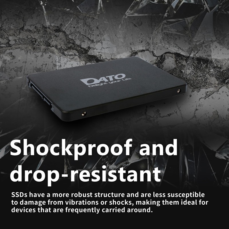 DATO 512GB SSD 2.5" SATA III Internal Solid State Drive,