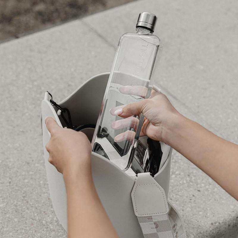 memobottle Slim - 15oz (450ml) - Sleek, Slim & Flat