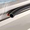 5m Window & Door Gap Weatherstrip - Draft & Noise Blocker Draftproof Small 5m/Black