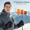 Cold Weather Winter Electric Glove Finger Heating Adjustable Temperature Touchscreen