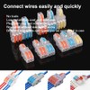 12 PCS Lever Wire Nut Connectors, Quick Wiring Cable Connector