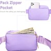 Belt Bag Fanny Pack for Girls - Women Initial Crossbody