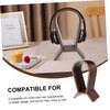 DOITOOL Gaming Headphones Stand Walnut Solid Wood Headset Rack Headset