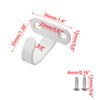 Wealrit 10 Pcs Stainless Steel Under-Shelf Cup Hooks Screw Mounted