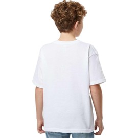 Youth Canada Day T-Shirt, Custom Handmade Minimalist Canada Maple Leaf Shirt for Kids L1 (XL, White)
