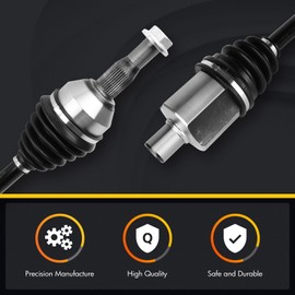 KUSATEC 66-1255HD Front Left CV Axle Shaft Assembly Compatible with Buick Allure LaCrosse Century LeSabre Lucerne Regal Chevy Impala Monte Carlo Venture Oldsmobile Aurora Intrigue Pontiac Grand Prix