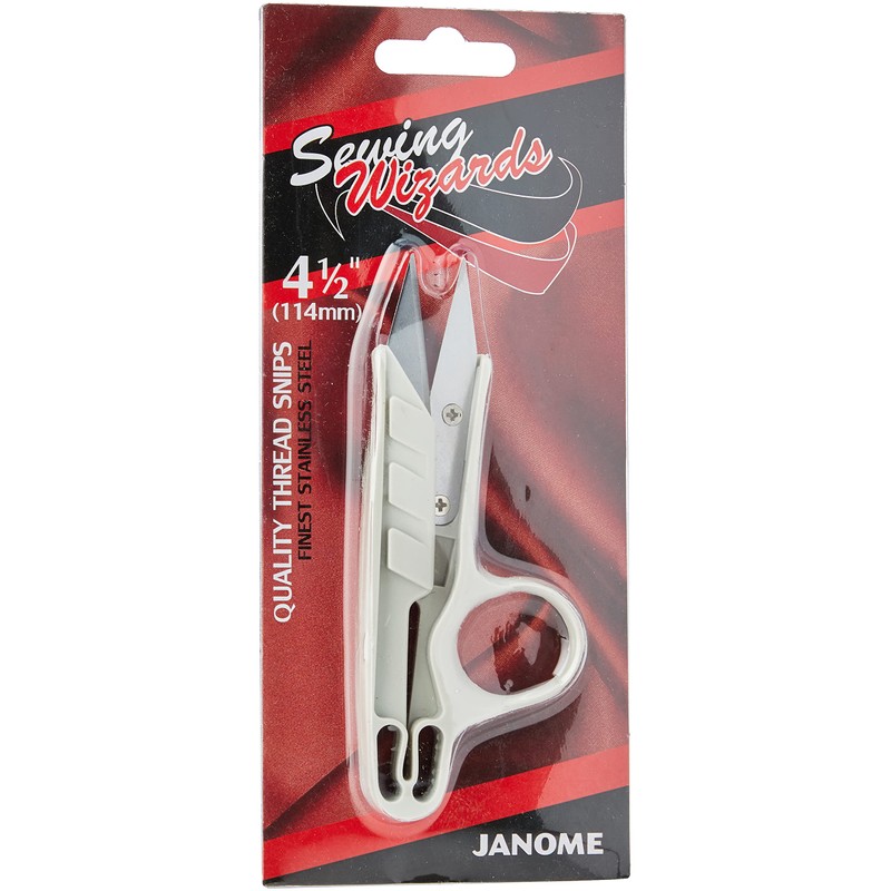 Janome Scissors - 4½ in Thread Snips,White