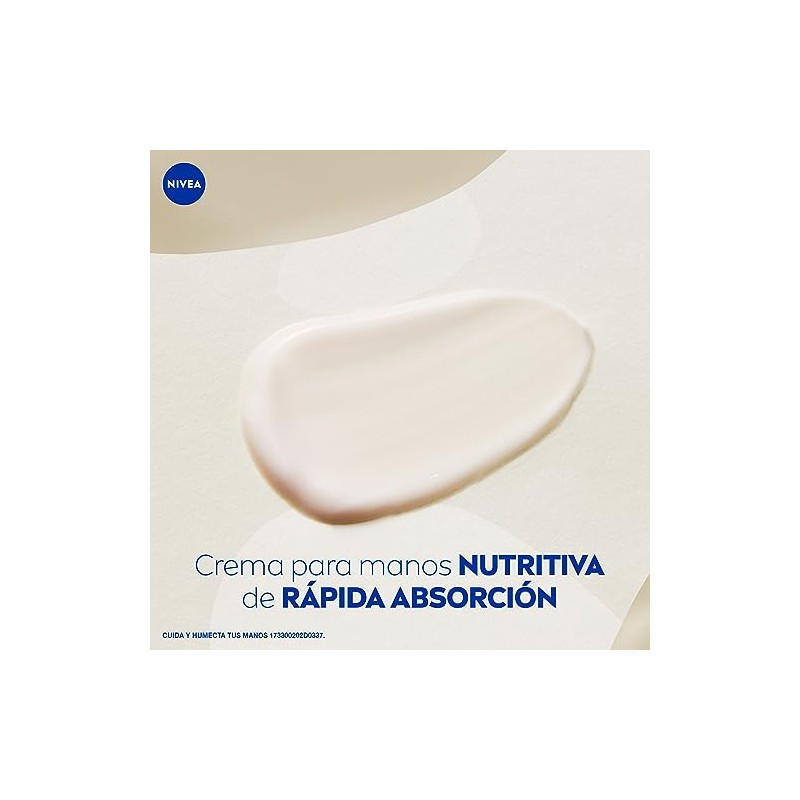 NIVEA Crema Para Manos Piel Seca con Aceite de Almendras,