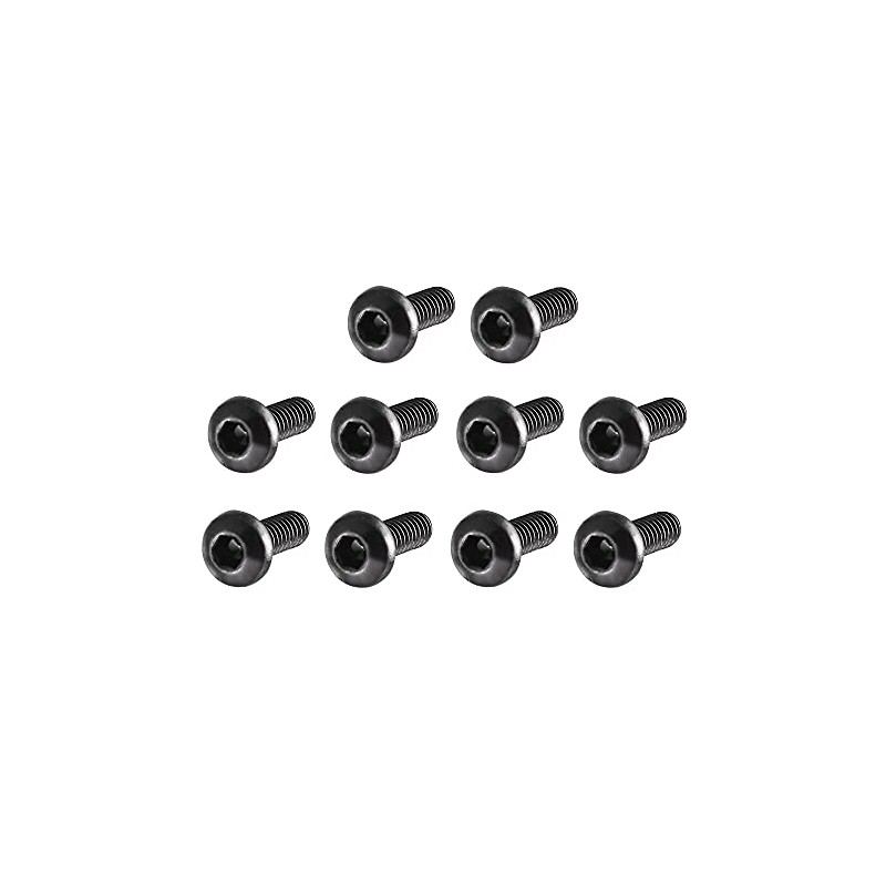 uxcell M2x6mm Thread Button Head Hex Socket Cap Screw Bolt