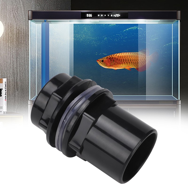5Pcs/set PVC Aquarium Water Pipe Joint Straight Tube Connector Fish