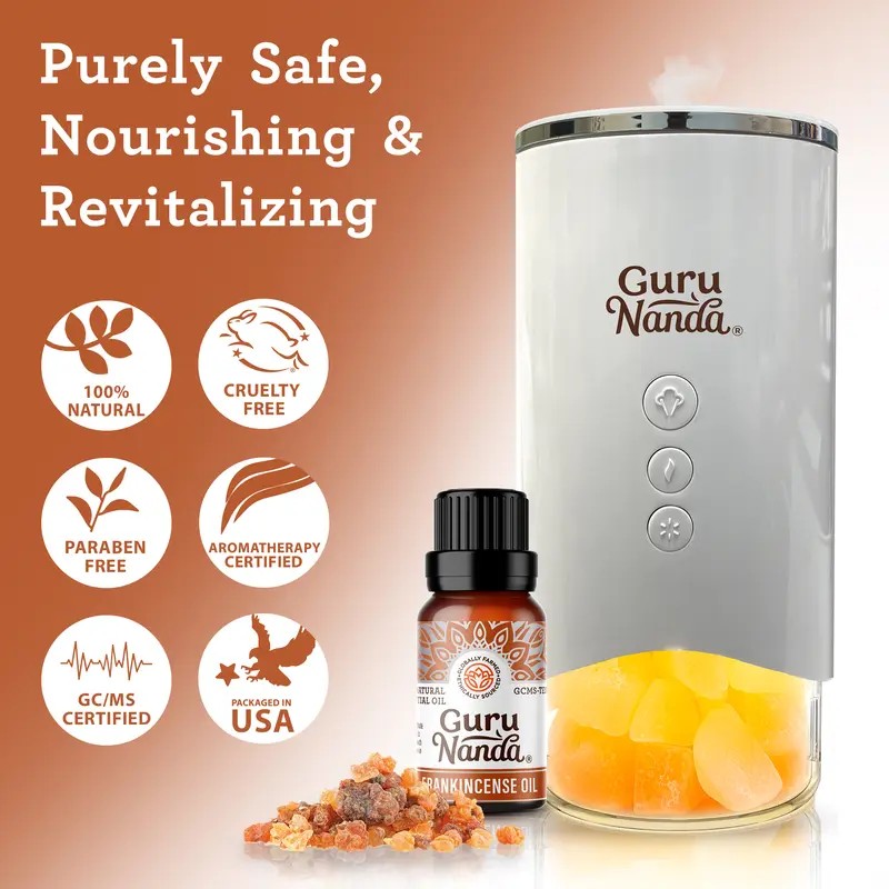 Frankincense Essential Oil 2-Pack, Aromatherapy Oil for Relaxation, Massage, Diffuser
