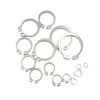 HVAZI 265PCS Metric 304 Stainless Steel C-Clips External Retaining Ring