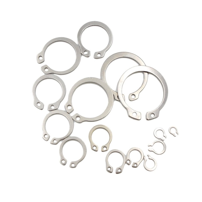 HVAZI 265PCS Metric 304 Stainless Steel C-Clips External Retaining Ring