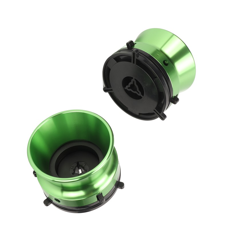 1 Pair 10 Inch Opener Polished Aluminum NAB Hub Adapters