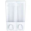 Better Living Products Clear Choice Dispenser, Two Chamber, White