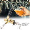 Grifo dispensador de cerveza de acero inoxidable cromado G5/8, grifo