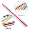 1 PCS Architectural Triangular Scale Ruler Metric Standard 300mm for
