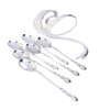 Silver Plated Swan Duck With 12 Pcs Tea Spoon Set