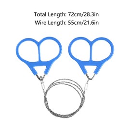 SagaSave 1 x Survival Wire Saw, Bag Chainsaw Mini Wire Saw for Outdoors Notes Survival Kit Outdoor Tools