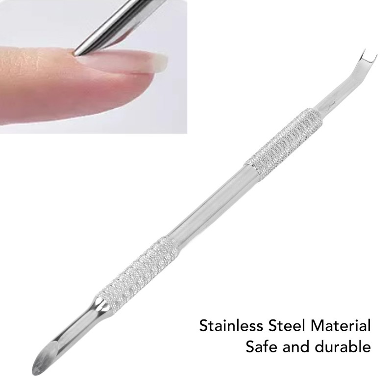 Cuticle Remover Pusher Double Ended Stainless Steel Cuticle Removal Manicure