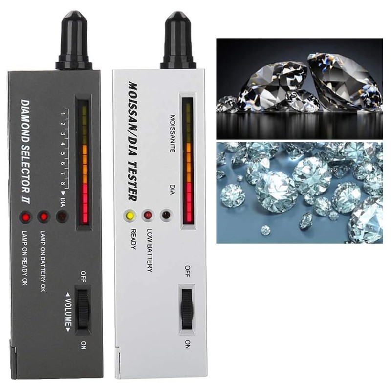 Stroagymoon Diamond Testing Tool Set, Portable Plastic Professional Jewelry Diamond