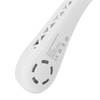White Adjustable Hanging Neck Electric Fan Bladeless Portable USB Charging