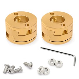 2-Pack Oldham Coupling Couplers Compatible with VzBot, BLV and Other 3D Printer Z axis T8 Lead Screw Hotbed(2-Pack, for Other 3D Printer)