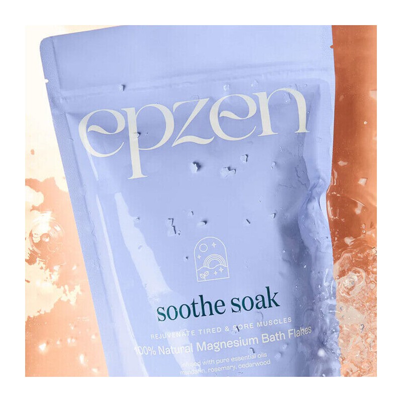 epzen 100% Natural Magnesium Bath Flakes, Soothe 500g