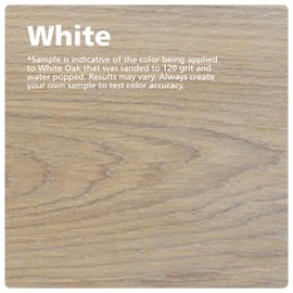 Rubio Monocoat Wood Stain & Finish 175 ft² - White | Oil Plus 2C | Quick-Dry, Eco-Friendly Linseed Wood Oil for Indoor Use, Includes Accelerator (Part B) | Protector | 350 ml