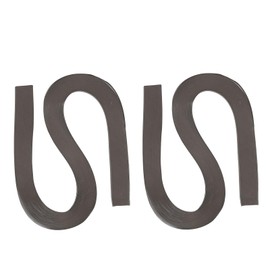 PATIKIL 240pcs Quilling Strips Paper 3/16"(5mm) 21"(54cm) Origami Paper Quilling Strip for Art DIY Hand Craft Christmas, Dark Grey