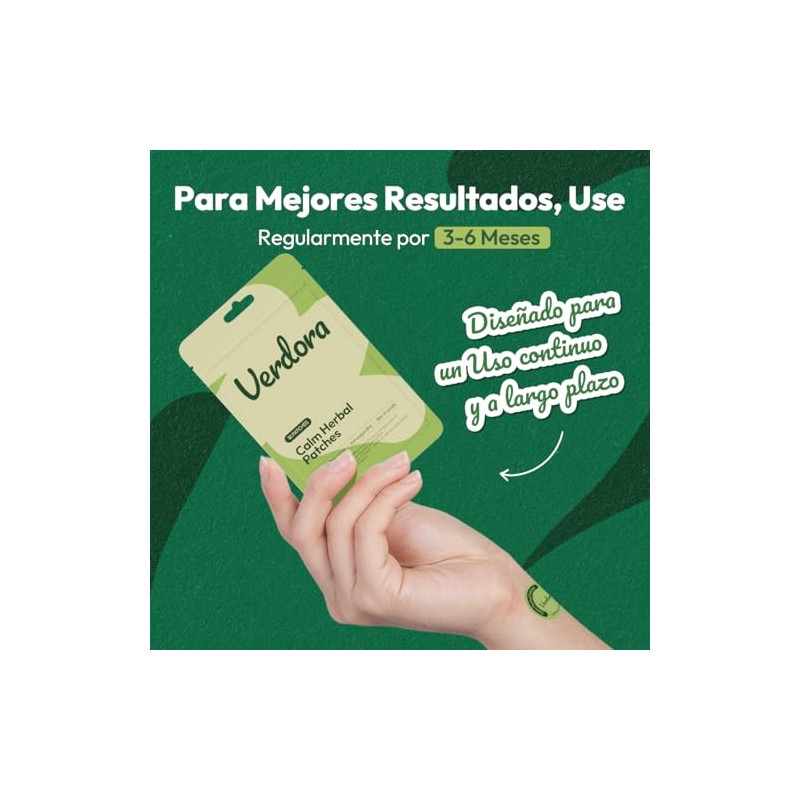 VERDORA Parches Aromáticos de Lavanda para Uso Externo, 18 Unidades