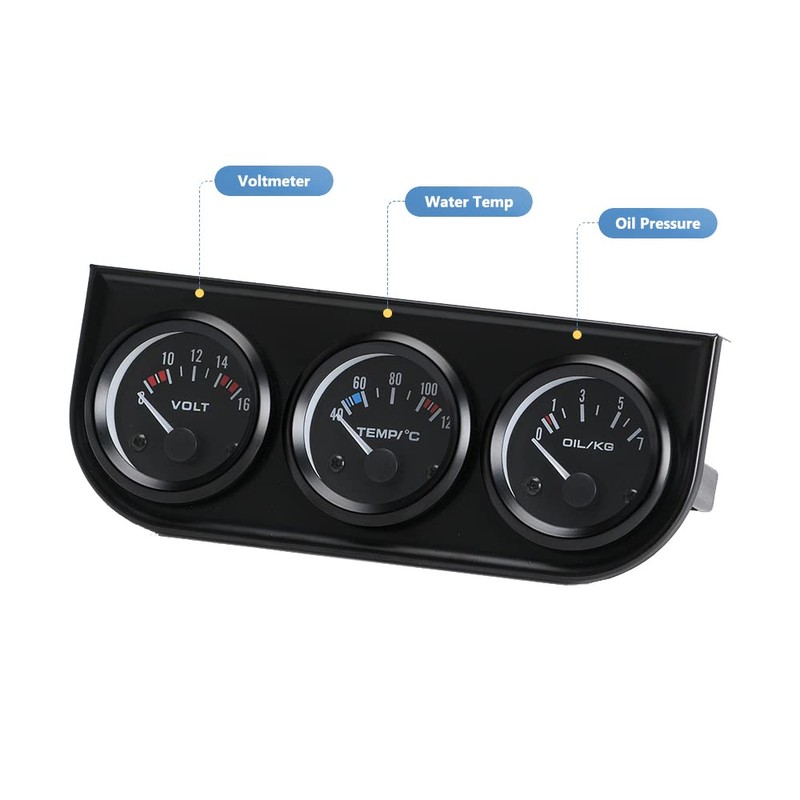 Riloer 12 V Three in One Sensor for Oil Instrument