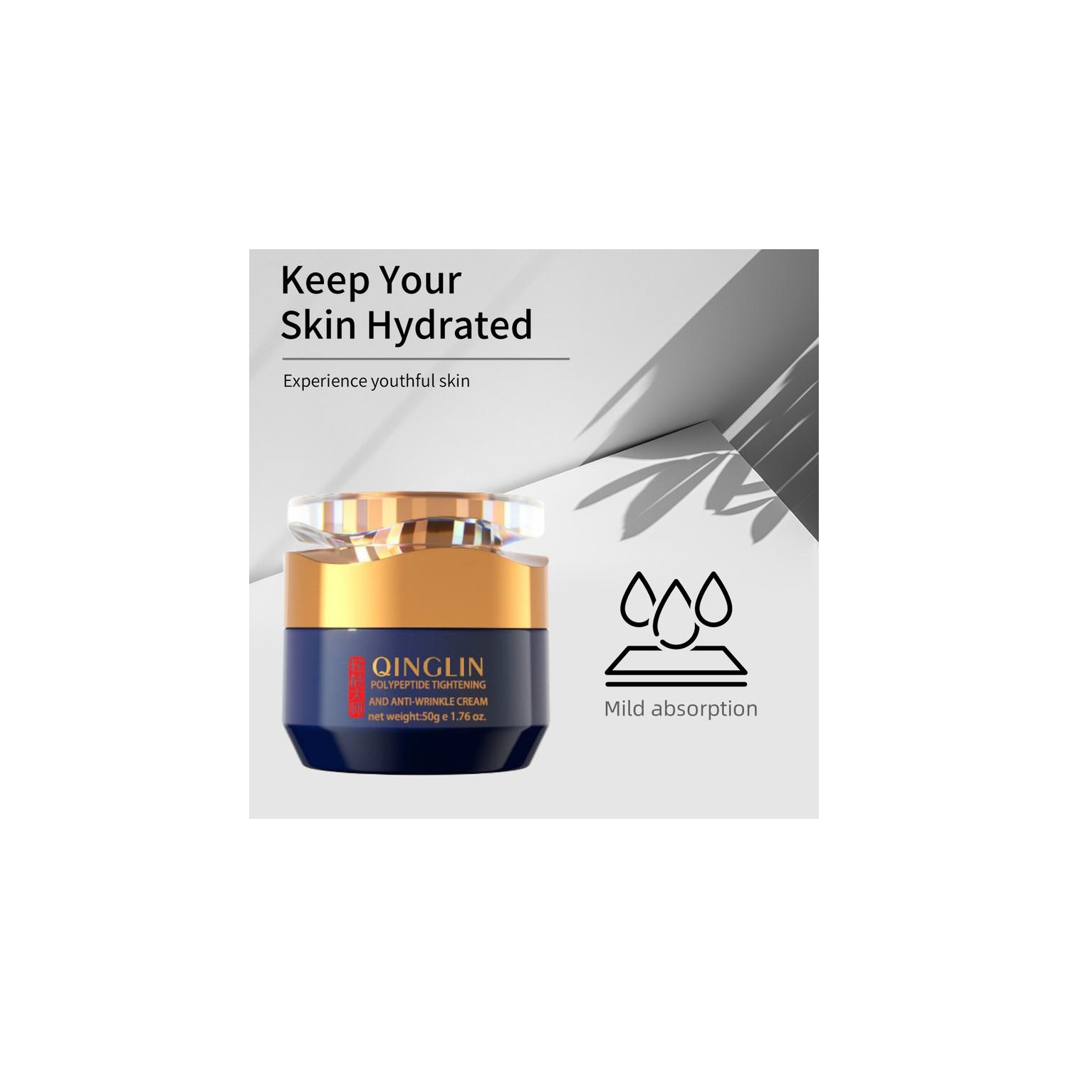 QINGLIN Anti-Aging Repair Night Cream with Xanthan Gum, Anti-Wrinkle ...