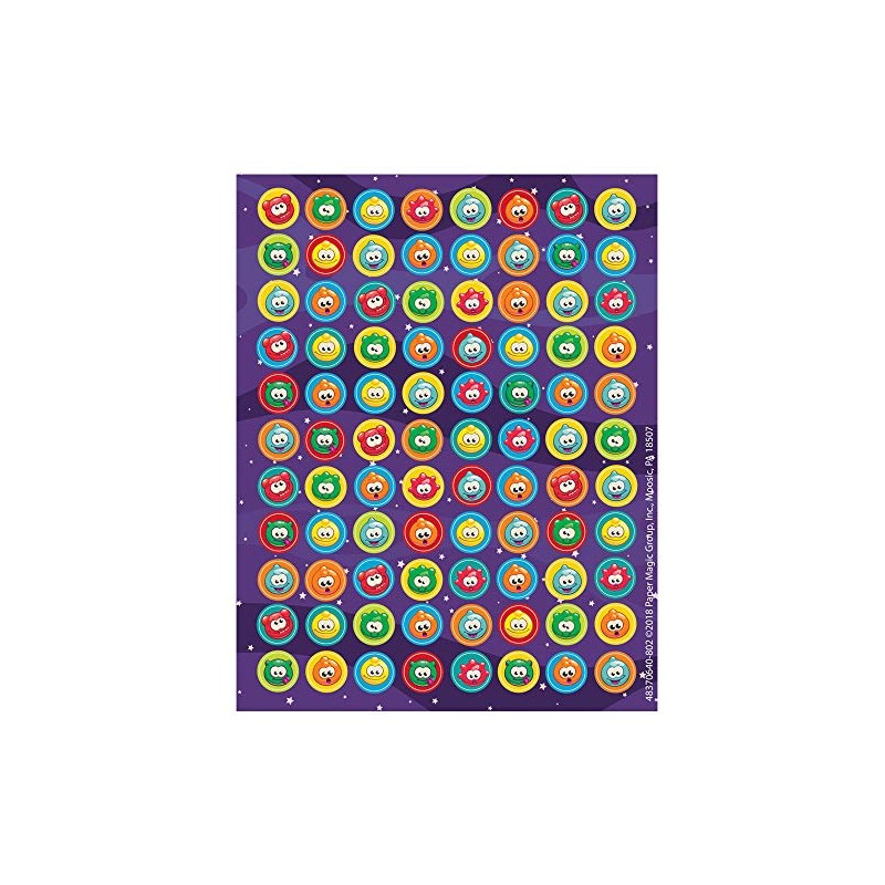 Eureka Space Themed Small Sticker Reward Chart for Kids, 736pcs,